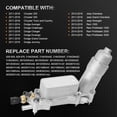 thumbnail image 2 of Kit completo de carcasa y enfriador de filtro de aceite de aluminio para motor 3.6L 926-959, 2 of 7
