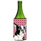 Coeurs de Boston Terrier Amour Valentines Jour Bouteille de Vin Douille Hugger 24 oz. – image 1 sur 1
