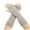 Light Gray, variant on UJNDER Hollow Knitted Gloves Wool Warm Arm Sleeve Long Jacquard Open Fingered Winter Accessories for Stylish Autumn Fashion Light Gray