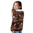 thumbnail image 4 of Xixirimido Jack-O-Lantern Candy Stars Halloween Printed Hoodies for Girls Boys Zip Up Hoodie Sweatshirt Teen Fall Winter Jacket Casual Long Sleeve Pullover Top Velvet Lining for 6-8 Years, 4 of 8