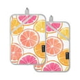 thumbnail image 7 of Yayeee Pot Holders Kitchen Heat Resistant with Pocket 7"x9.8" Cotton Oven Cooking Hot Pads, Orange Grapefruit Slices, 7 of 7