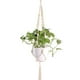 thumbnail image 1 of Soporte de cáñamo Bewildely jardín cesta para maceta cuerda colgante de yute 105 cm 1,3 m 1,8 m, 1 of 6
