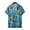 Blue, variant on Njoeus Black Tees for Men Boys Shirts Men's Tropical Print Hawaiian Beach T-Shirt Summer Short Sleeve Lapel Button Up Shirts Mens Big & Tall Summer Tops Blouse M-5Xl Summer Tops for Teens