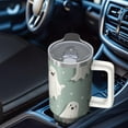 thumbnail image 5 of 40oz Halloween Tumbler with Handle – Pumpkin Skeleton Haunted Drinkware with Lid and Straw – Gothic Travel Cup – Halloween Gifts, 5 of 5