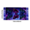 thumbnail image 3 of SOOMLON Pool Towels Butterfly Beach Towel Microfiber Oversized Bath Towels for Picnic Yoga Gym Sports , 28”x60”, 3 of 7