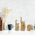 thumbnail image 5 of 3pcs Ceramic Elephant Decor Animal Shape Desktop Ornament Home Decoration, 5 of 8