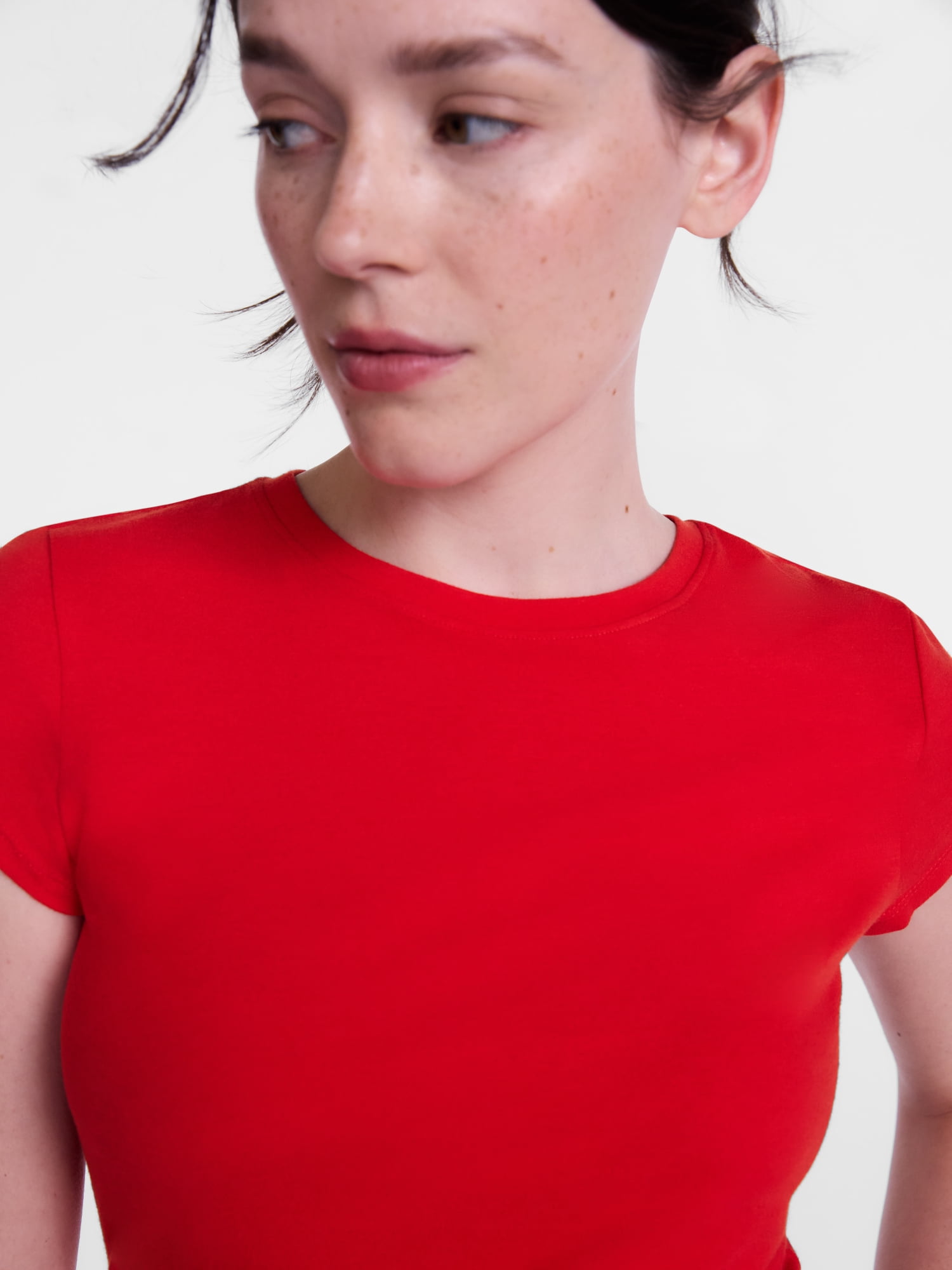 Scenario Women's and Women's Plus Tee with Short Cap Sleeves, Sizes XS-4X