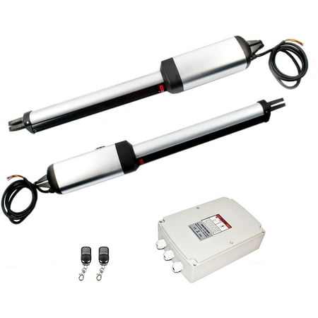 ALEKO AS900 Dual Heavy Duty Metal Swing Gate Opener Operator Solar Friendly
