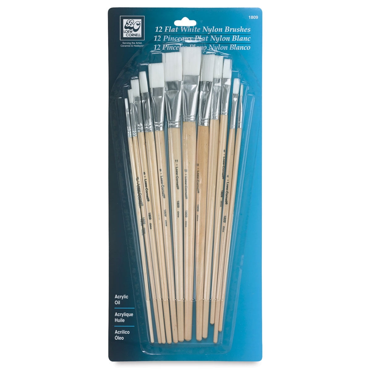 Pinceau Rond En Nylon Blanc Pro Arte Série 31 - Pour Peinture Huile, Aquarelle, Acrylique - Taille 000