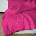 thumbnail image 2 of DNG Creations Hot Pink Colour 3 Piece Point Botton Comforter Solid All-Season 550 GSM 100% Egyptian Cotton, 800 Threads Count - California King - Size, 2 of 7