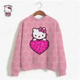 thumbnail image 3 of Mode Urbaine Chandails à Capuchon HELLO KITTY Sweat à Capuche Imprimé pour Femmes Automne Manches Longues Harajuku Pullovers Sweat à Capuche sudadera mujer ZR, 3 of 7