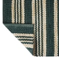thumbnail image 3 of Holiday Time Green Stripe 20" x 34" Handloom Woven Accent Rug, 3 of 9