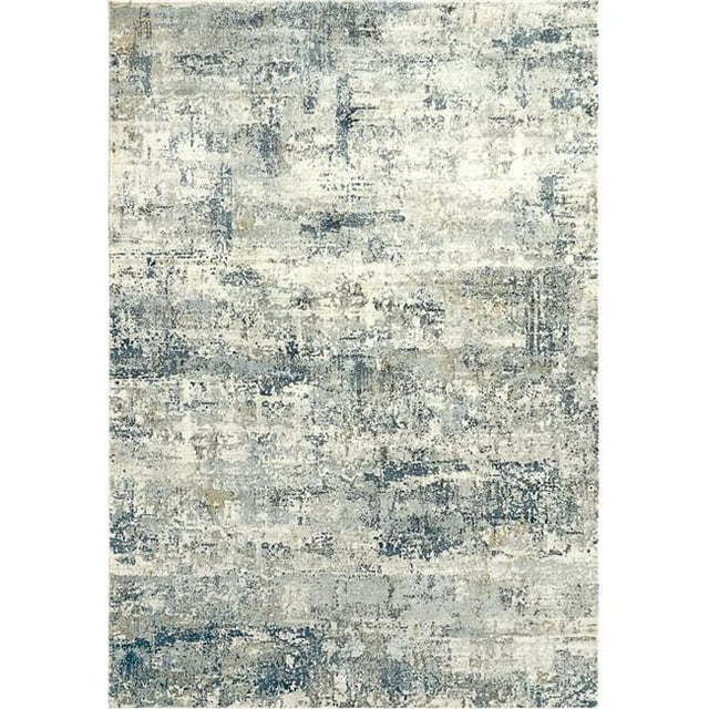 Dynamic Rugs CC7103533950 6 Pi 7 Po x 9 Pi 6 Po Castilla 3533 Rectangle Tapis Moderne - 950 Gris & Bleu