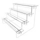 thumbnail image 2 of 1-5 Tier Acrylic Display Stand Transparent Ladder Display Riser Rack For Cupcake Perfume Jewelry Doll Figures Décor Organizer, 2 of 5