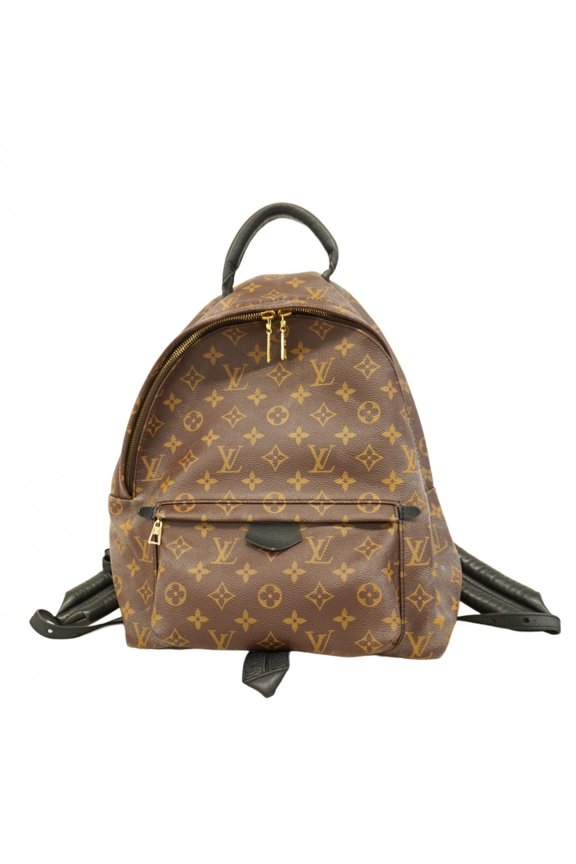 Pre-Owned Louis Vuitton Monogram Palm Springs Backpack MM M41561 Brown Women's