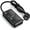 Blanc-Noir, variante sur BESTEK Convertisseur de Tension de Voyage 2000W, Convertisseur Élévateur 240V vers 120V avec Charge USB 2,4A à 2 Ports pour Séchoir à Cheveux/fer à Friser/machine à Café/téléphone, Adaptateur de Voyage pour les Pays d'Europe (Noir)