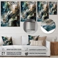 thumbnail image 4 of Designart "Inner Worlds of Marble Green and Black III" Modern Geometric Metal Art Print, 4 of 5