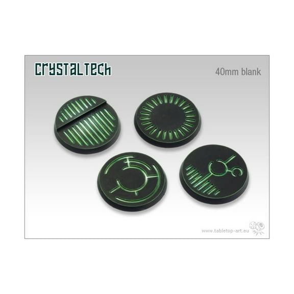 Tabletop Art 40mm Round Base - Crystal Tech New