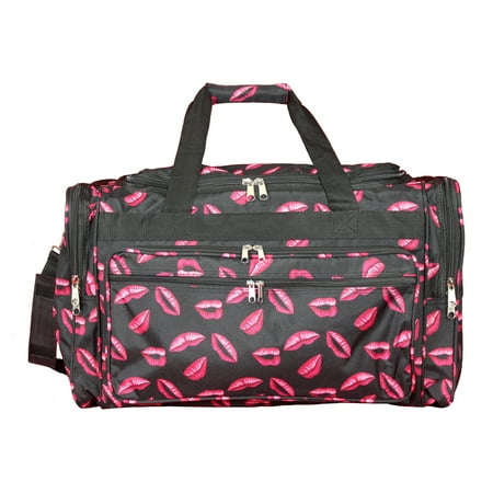 World Traveler 22-inch Travel Duffel Bag - Hot Lips