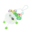 thumbnail image 5 of Unique Bargains 1 Pc Fashion Cartoon Chain Coal Ball Handbag Charm Bag Accessories White Green, 5 of 5