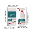 thumbnail image 3 of MMJ Stain Remover Spray 120ml Tile Grout Cleaner Mold Mildew Remover for Bathroom Kitchen Gentle, 3 of 9