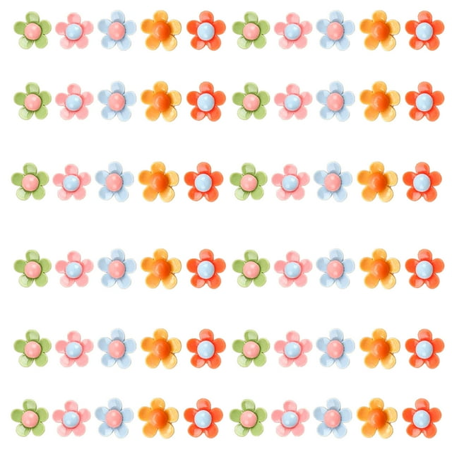 CSChome Piques à Fleurs Colorées Piques à Pousser Colorées : Piques Décoratives Mignonnes pour Bureau et Maison