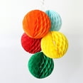 thumbnail image 4 of Jiaroswwei 5Pcs 6inch Solid Color Tissue Paper Pompom Ball Hanging Wedding Party Decor, 4 of 8