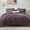 Artic Plum-Twin XL(66"x90"), variant on Emerald Green Full(80"x90") 7 Piece Bed-in-a-Bag All Season Bedding Set