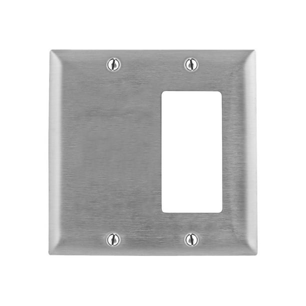 Hubbell Wall mount plate (blank) 2gang