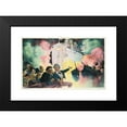 thumbnail image 2 of Udo Keppler 18x13 Black Modern Framed Museum Art Print Titled - Celebrating July 4th, 1898 - ‘The Triumph of the American Battle-Ship’ (1898), 2 of 5