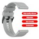 thumbnail image 2 of Sywqhk Pulsera Ajustable con Correa de Silicona para Garmin Fenix ​​6X/Fenix ​​6X Pro (Gris), 2 of 8