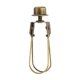 thumbnail image 1 of Adaptador de clip para bombilla Uxcell, adaptador de pantalla de lámpara de metal con remate superior para mantener la pantalla de la lámpara en su lugar para bombilla de luz de vela, bronce, 1 of 6