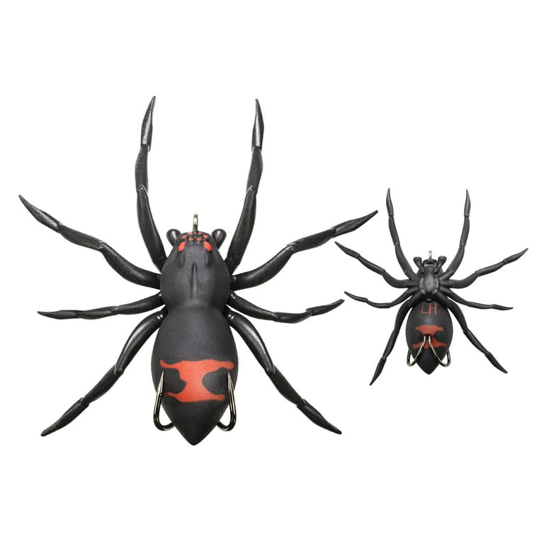black tarantula fishing lure Lunkerhunt Phantom Spider