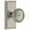 Satin Nickel, variant on Grandeur Soleil Door Knob with Carre Plate