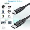 thumbnail image 3 of Cable USB tipo C a mini USB LUKFOCAB de 1 m para carga y sincronización, 3 of 8