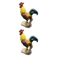 thumbnail image 1 of kurtrusly Resin Statue Chicken Statue Decorative Patio Lawn Backyard for Lift Foot L 2Set, 1 of 6