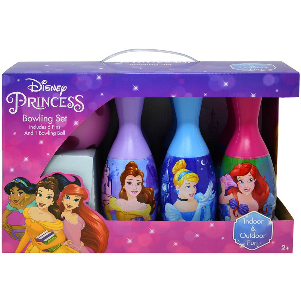 Princess Bowling Set in Display Box W/1 PC STICKER SET