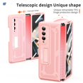 thumbnail image 5 of MonsDirect for 7.6 inch Samsung Galaxy Z Fold 4 5G 2022 Case, Anti-Fall Shockproof Hard PC Back Shell with Kickstand, Shell Membrane Integrated & Soft TPU Retractable Hinge for Galaxy Z Fold 4, Pink, 5 of 7
