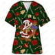 thumbnail image 3 of Camisetas navideñas de Minnie Mouse, ropa de mujer con cuello en V, camisetas de hospital, camisetas de Disney para mujer 2023, camiseta de uniforme de enfermera, camiseta de verano con bolsillo, 3 of 5