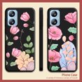 thumbnail image 4 of For Blackview A52 / A52 Pro Case Cute Panda Flower Soft Silicone Couple Phone Case For Blackview A52 Protect Shockproof Cover HS-C0039 For Blackview A52, 4 of 5