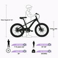 thumbnail image 2 of Ambifirner Mountain Bike,20 Inch MTB Age Over 7-10 Years,Aluminum and Steel Frame Options Multiple Colors, 2 of 7