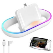 TSV Charging Dock Fit for PS Portal, Charger Station Stand Fit for PlayStation Portal Remote Player with 14 RGB Effect Lights