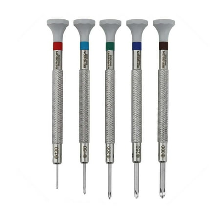 Bergeon 30081-C-P05 Phillips screwdriver set of 5