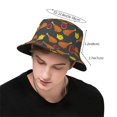 thumbnail image 2 of Fried Chicken Legs Pattern Bucket Hat Foldable Fisherman Outdoor Summer Camping Travel Hiking Caps for Men Women, 2 of 7