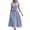 Blue, variant on Drses Womens Casual Midi Dresses Solid V Neck Sleeveless Button Shirt Belted Dress with Pockets Women Summer Casual Sleeveless Dress