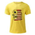 thumbnail image 5 of Chandails Snoarin pour Hommes Décontractés à Col Rond Impression Numérique 3D Chandail à Enfiler Entraînement Physique Sport Manches Courtes T-Shirt Blouse Chandails du 4 Juillet pour Hommes en Liquidation, 5 of 5