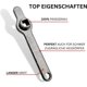 thumbnail image 4 of Purge Key | Heating Key | Square Key | Radiator Bleed Handle | Radiator Ventilation | Absolute Novelty In High Quality Stainless Steel, 3h-010-sch, 4 of 5