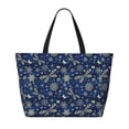 thumbnail image 2 of Disketp Dark Blue Christmas Bolsa de Playa de Gran Capacidad, Bolso Impermeable y a Prueba de Arena para Mujer, Ideal para Playa, Piscina y Natación, 2 of 7