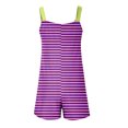thumbnail image 4 of 2DXuixsh Combishort pour Femmes d'Été Combinaison Courte d'Été Décontractée à la Mode Imprimée avec Poches Combinaison Short Violet Taille TTG, 4 of 5