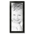 thumbnail image 2 of ArtToFrames 12" x 29" Honors Black with Silver Picture Frame, 12x29 inch Black Wood Poster Frame (WOM-5157),  Pack, 2 of 7